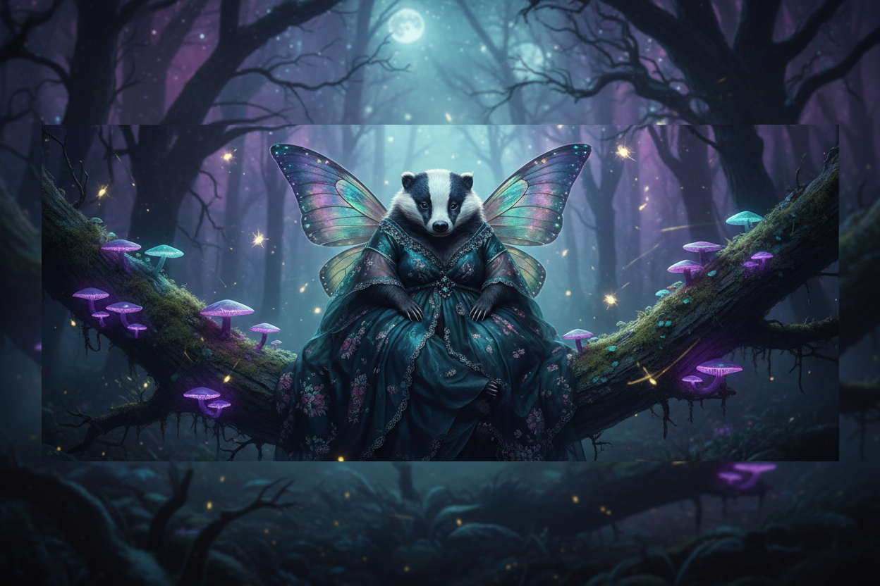 Fairy Badger Banner