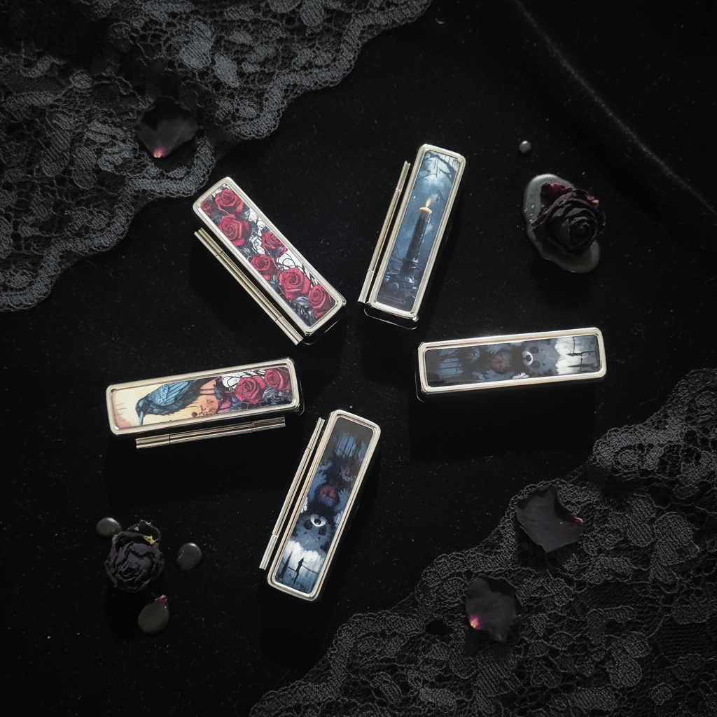 Gothic Lipstick Tins