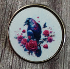 Raven Witch Lapel Pin Badge