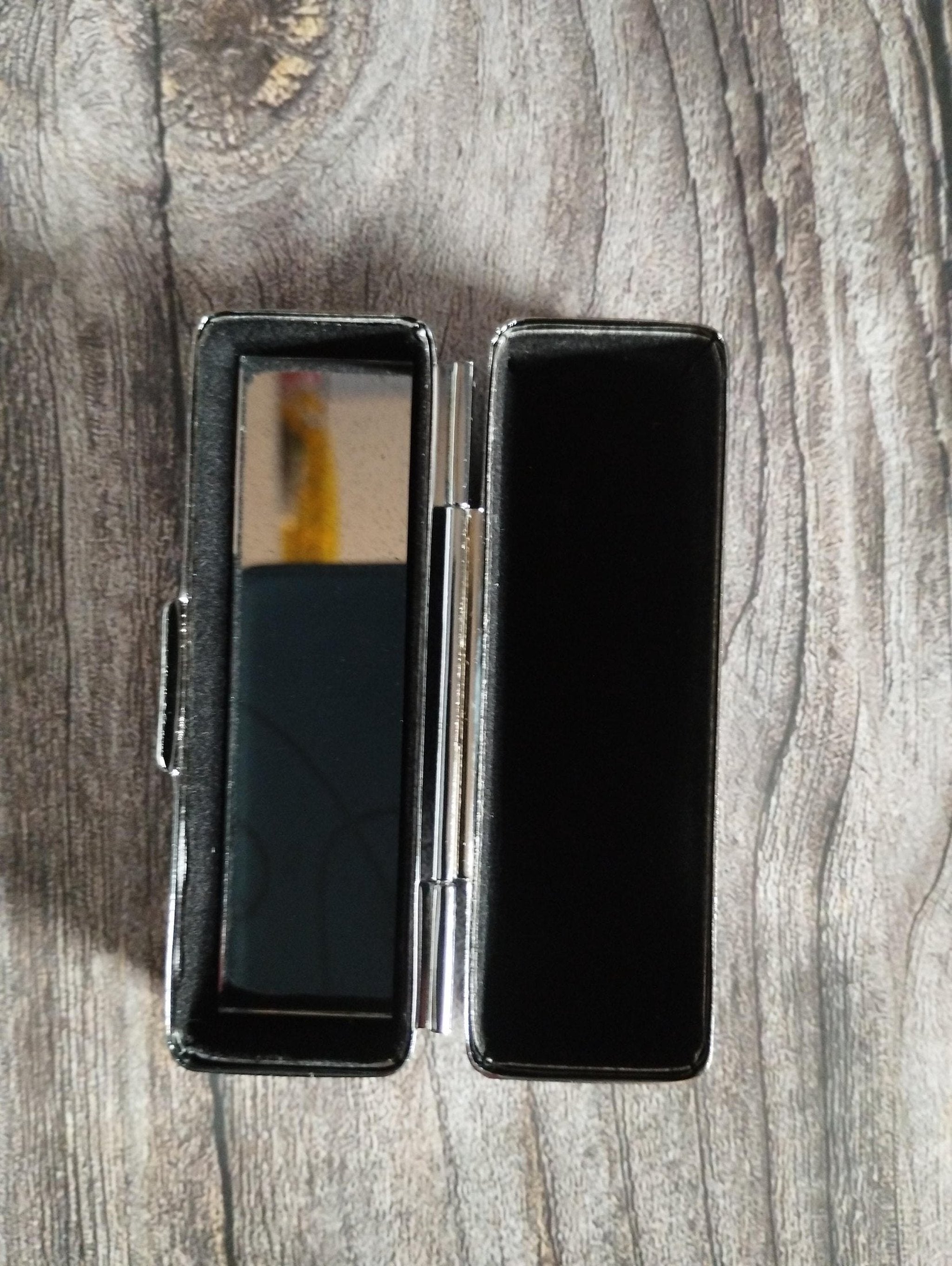 Raven Lipstick case, Witch lipstick holder, Lipstick tin