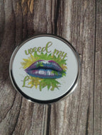 Silver Pill Tin with Dividers