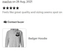 Badger Hoodie Unisex