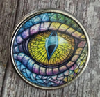 Dragon Lapel Pin Badge: Gothic Fantasy Metal Brooch