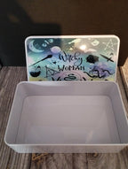 Witches Tin, Witchy Woman tin, Storage tin, metal tin