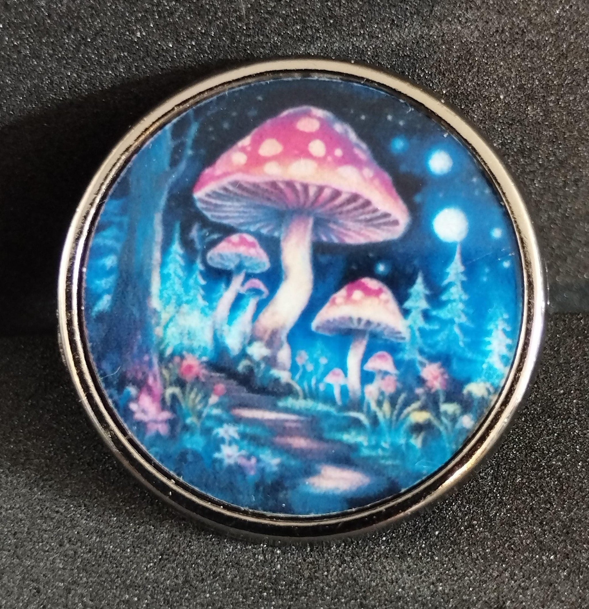 Mushroom Lapel Pin Badge
