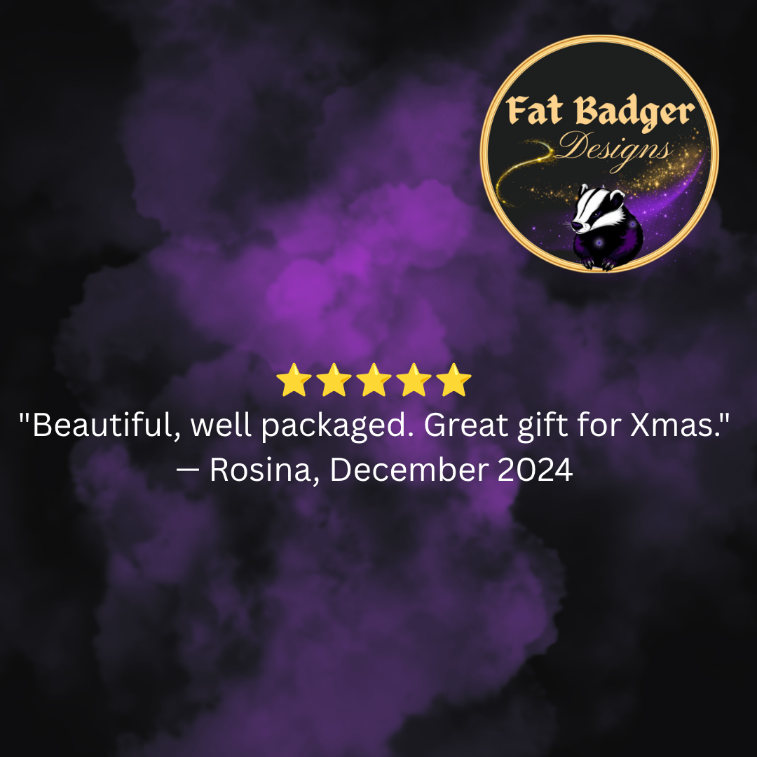 5 star customer review - Beautiful, well packaged. Great gift for Xmas. Rosina, December 2024