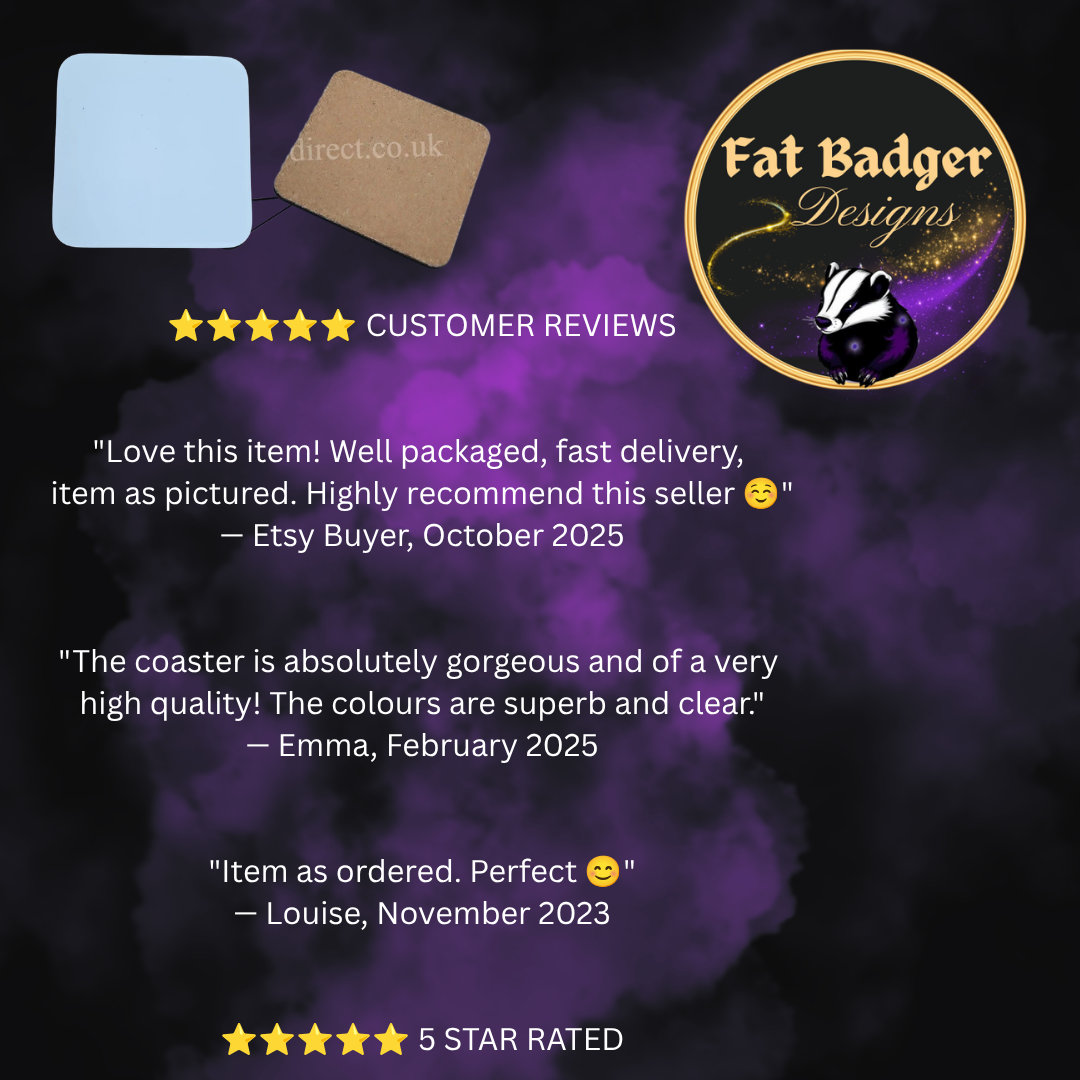 Square MDF coaster customer reviews