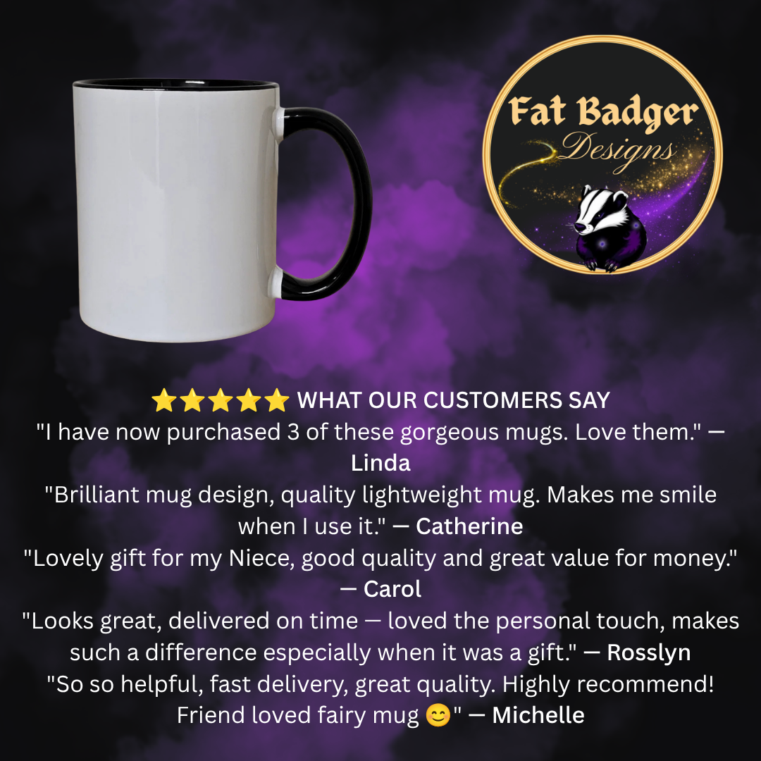 Customer reviews for Fat Badger Designs ceramic mugs