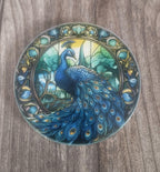 Peacock Coaster, Ceramic Coaster