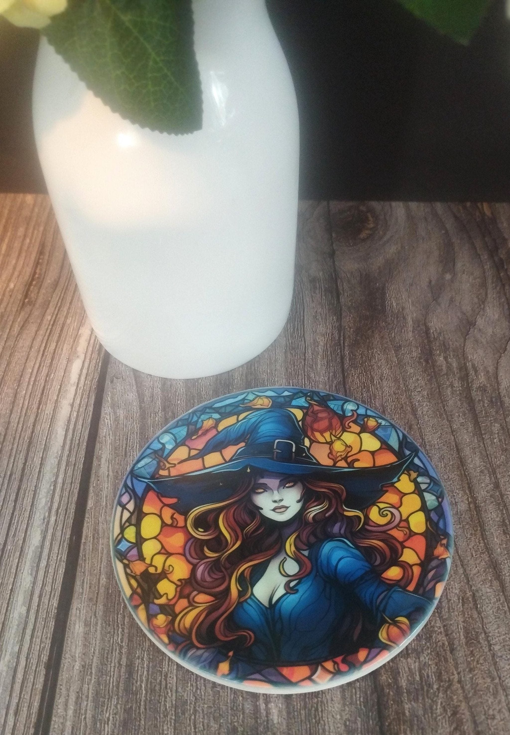 Witch Coaster, Ceramic Coaster