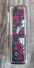 Roses Lipstick Case: Gothic Metal Lipstick Tin