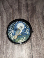 Owl Pill Tin, Pill Box