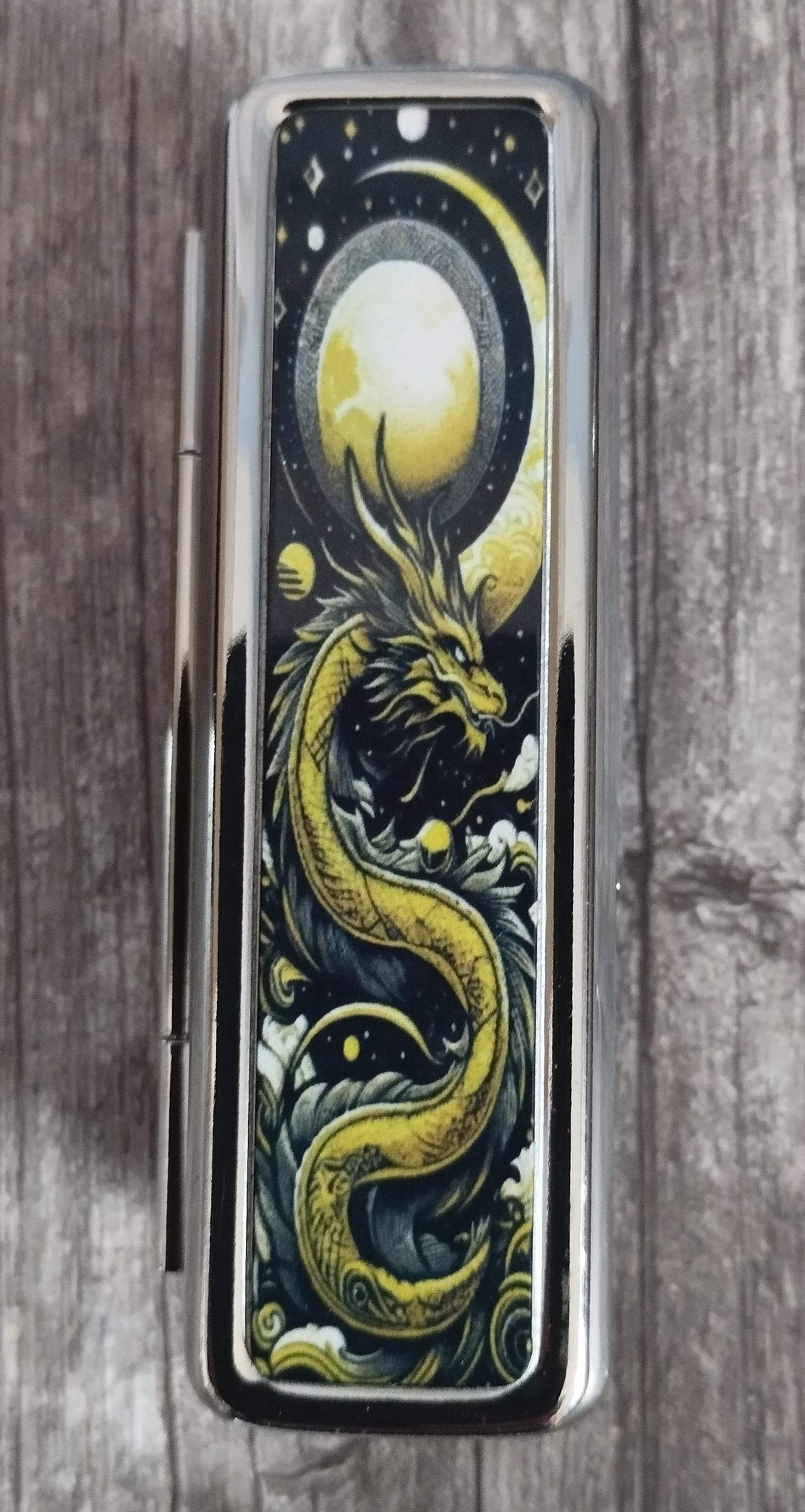 Lipstick case, Dragon lipstick tin