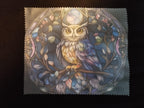 Lens cloth, spectacle cloth, gothic owl