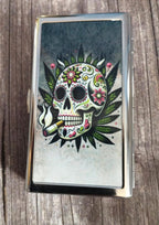 Metal Cigarette Case , Skull Cigarette case, Horror Cigarette case