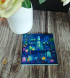 Witch Coaster, Ceramic Coaster, Potions coaster