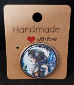 Fairy Lapel Pin Badge:  2.5cm