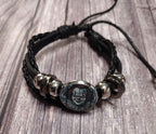 Horror clown bracelet in black gift box