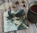 Dark Fae Glass Coaster