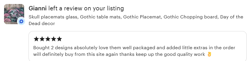 Skull & Flowers Glass Placemat & Chopping Board - Day of the Dead Decor