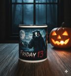 Friday the 13th Slasher Badger Mug | Limited Edition Horror Mug