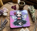 Fairy Coaster - Fantasy MDF Coaster with Cork Backing UK
