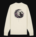 Celestial Cat Sweatshirt in Cream
