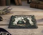 Witch's Brew Slate Coaster | Halloween Witchy Homeware UK