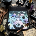 Witchy Woman Pot Holder - Gothic Kitchen Oven Glove UK