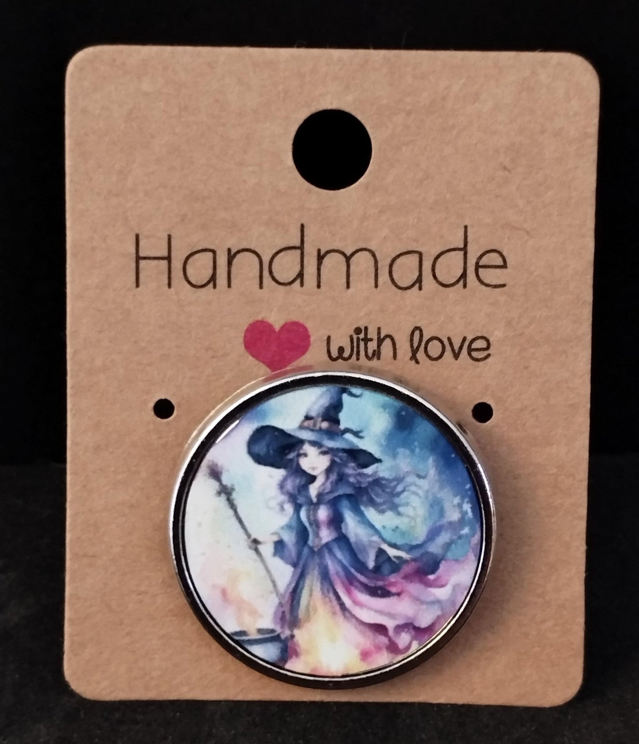 Witch Lapel Pin Badge