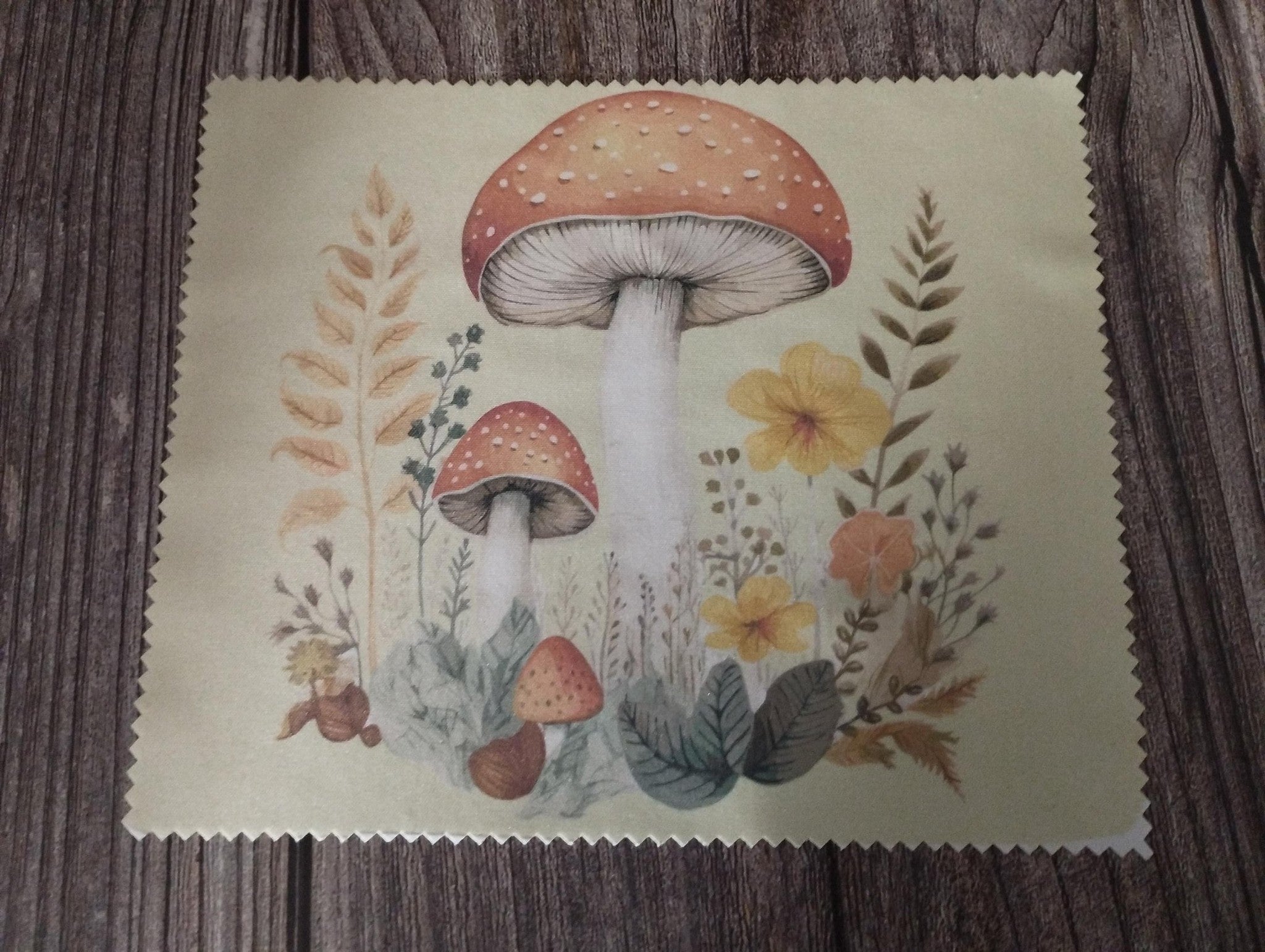 Mushroom Lens Cloth: Glasses Spectacle Cleaner