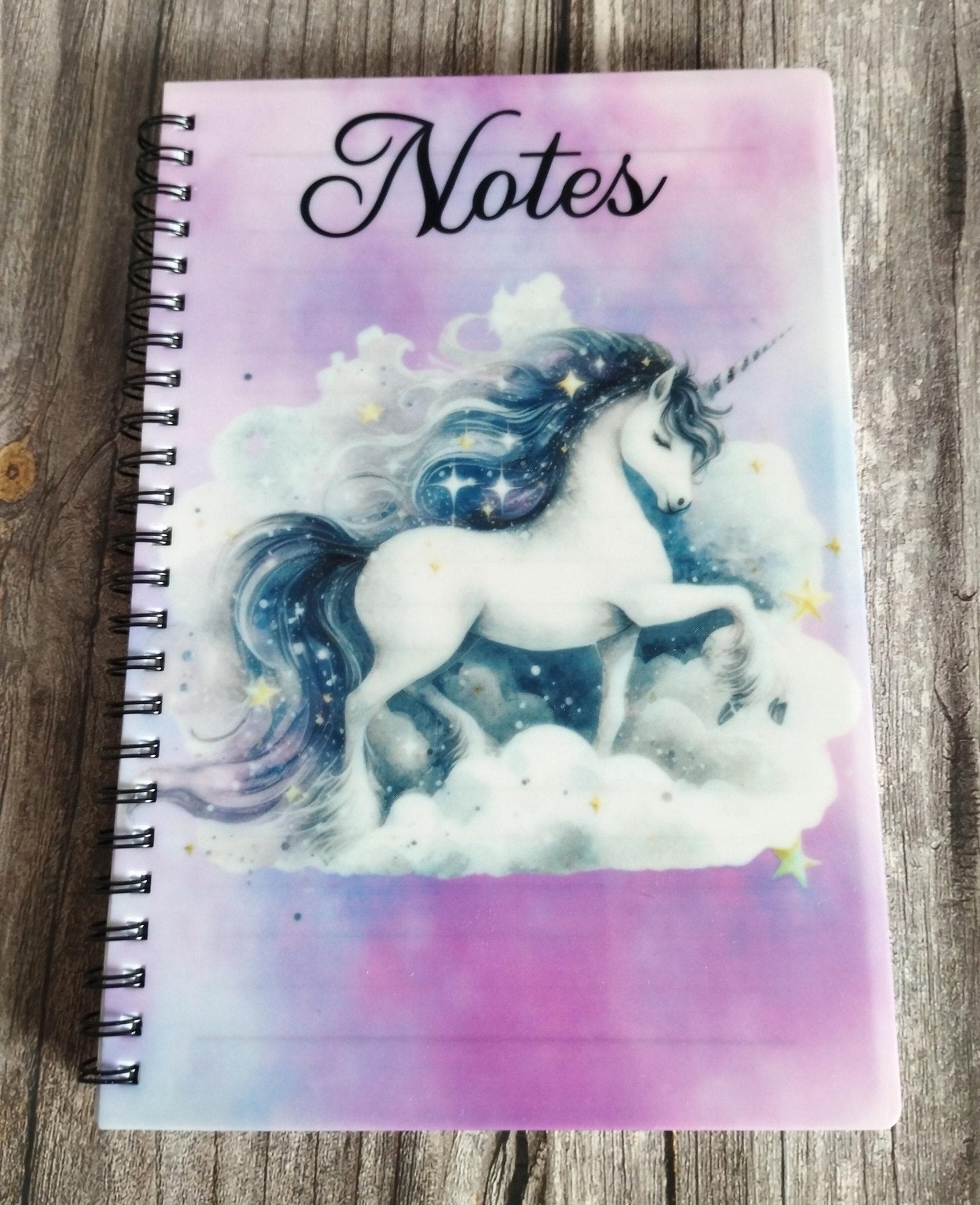 A5 notebook, Unicorn notebook