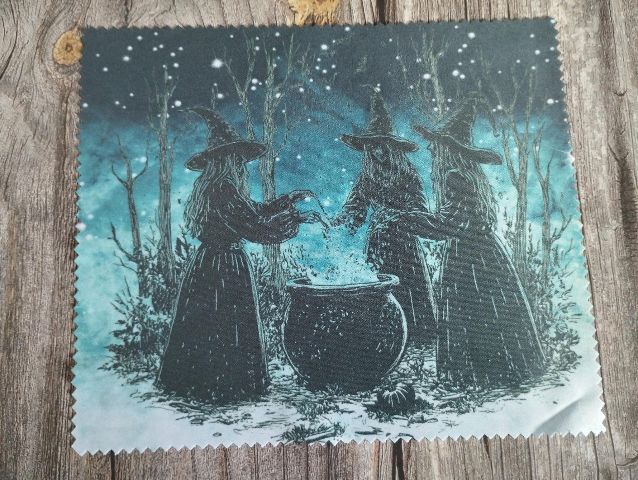 Lens cloth, spectacle cloth, Witch glasses cloth