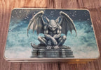 Gargoyle  Metal Storage Tin: Decorative Keepsake Box
