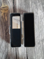 Skull Lipstick Case: Gothic Metal Lipstick Tin with Mirror