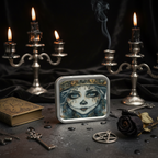 Creepy Doll Face Tobacco Tin social media image