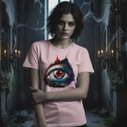 Creepy Eye Tee - Pink Lifestyle