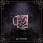 Cute But Psycho Unicorn Mug - Funny Halloween Ceramic Mug