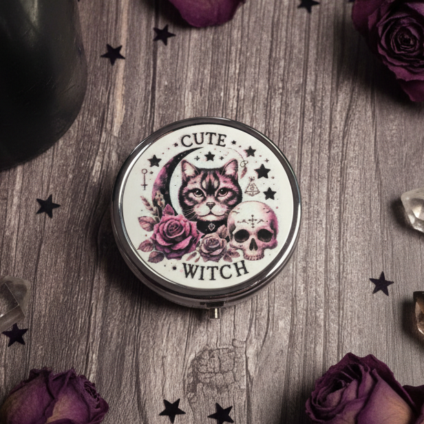 Cute Witch Pill Tin Lifestyle