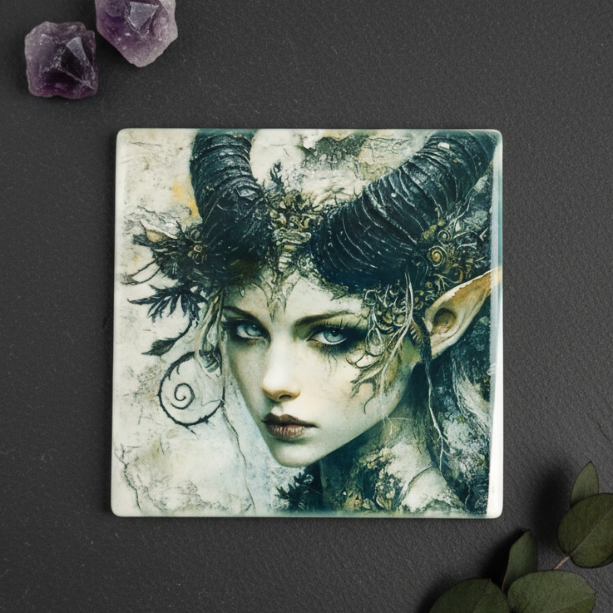 Dark Fae Coaster top-down view