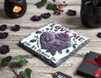 Gothic Demons Slate Coaster - Love Me Like My Demons Do | Dark Valentine's Gift UK