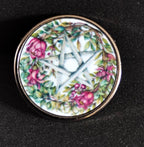 Pentagram Metal Lapel Pin Badge: Gothic Witch Jewelry