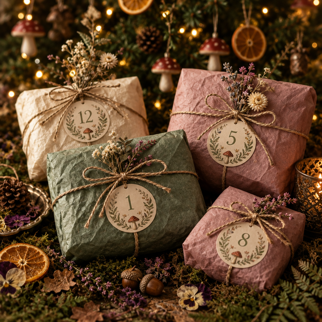 Fairy Cottagecore Advent Calendar Parcels