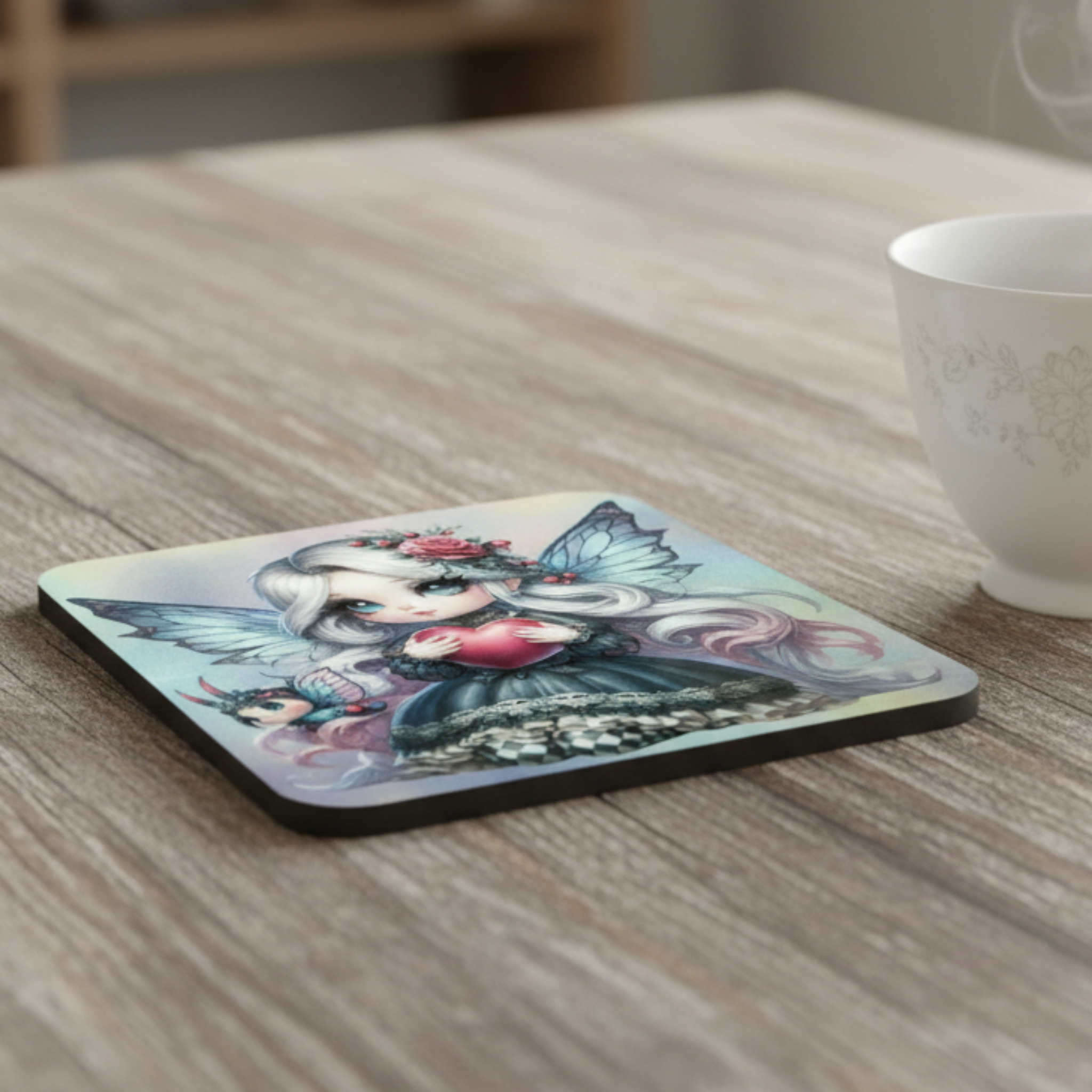 Fairy MDF Coaster lifestyle image