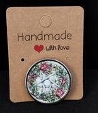 Pentagram Metal Lapel Pin Badge: Gothic Witch Jewelry