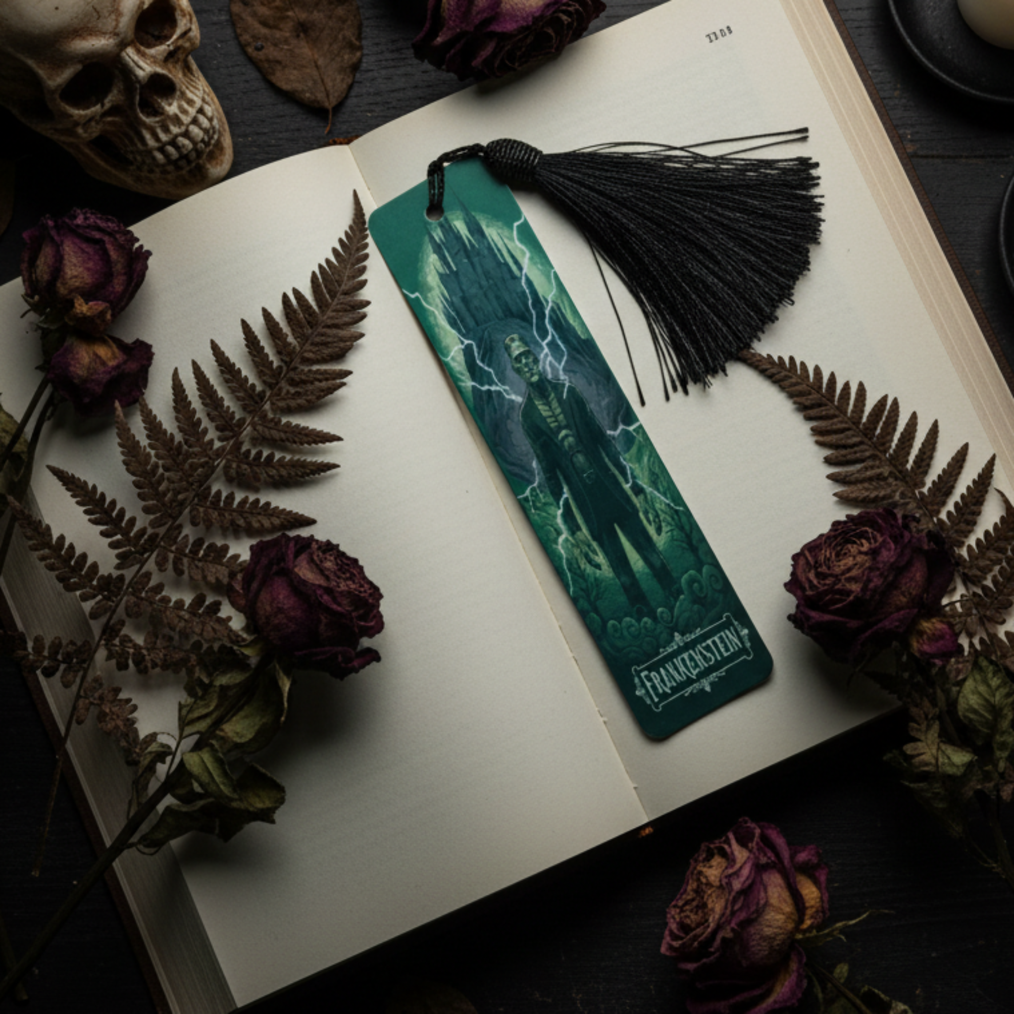 Frankenstein Bookmark - Flat Lay v2