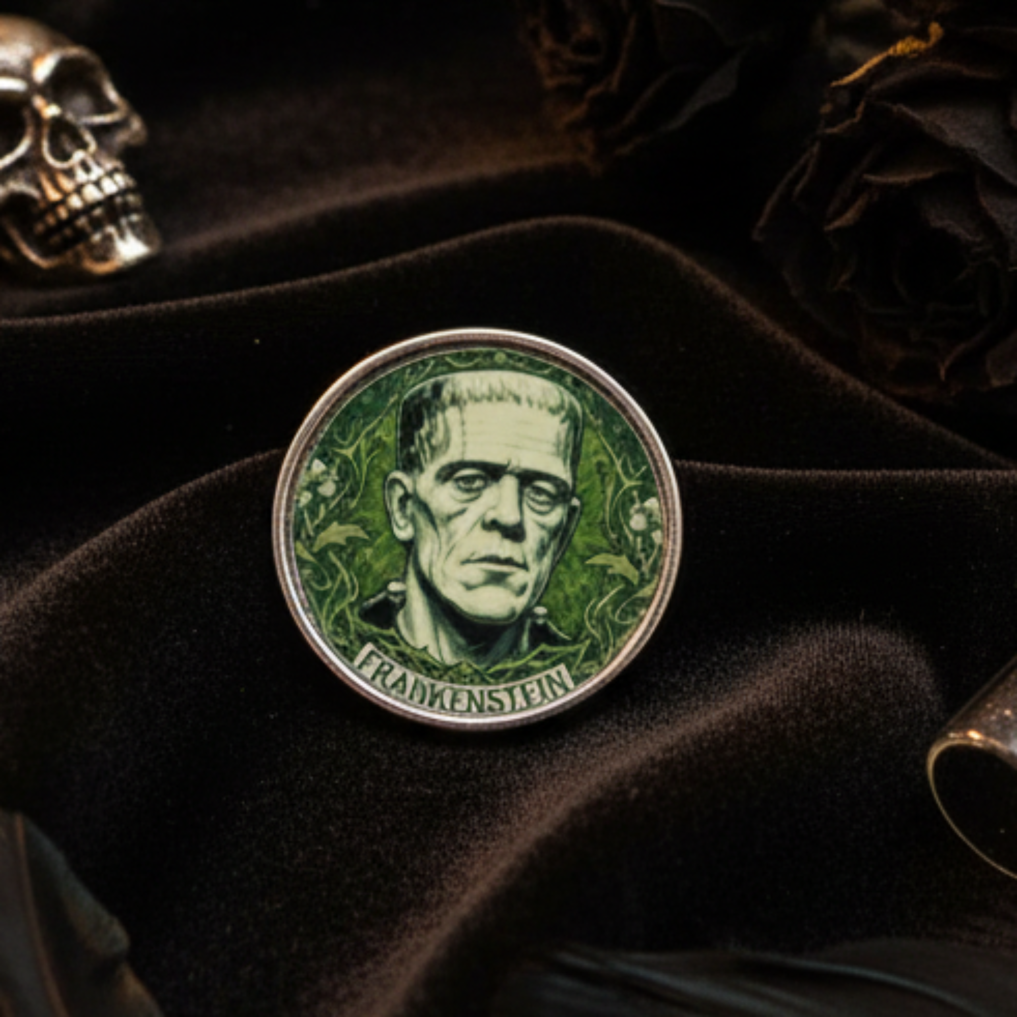 Frankenstein Pin Badge
