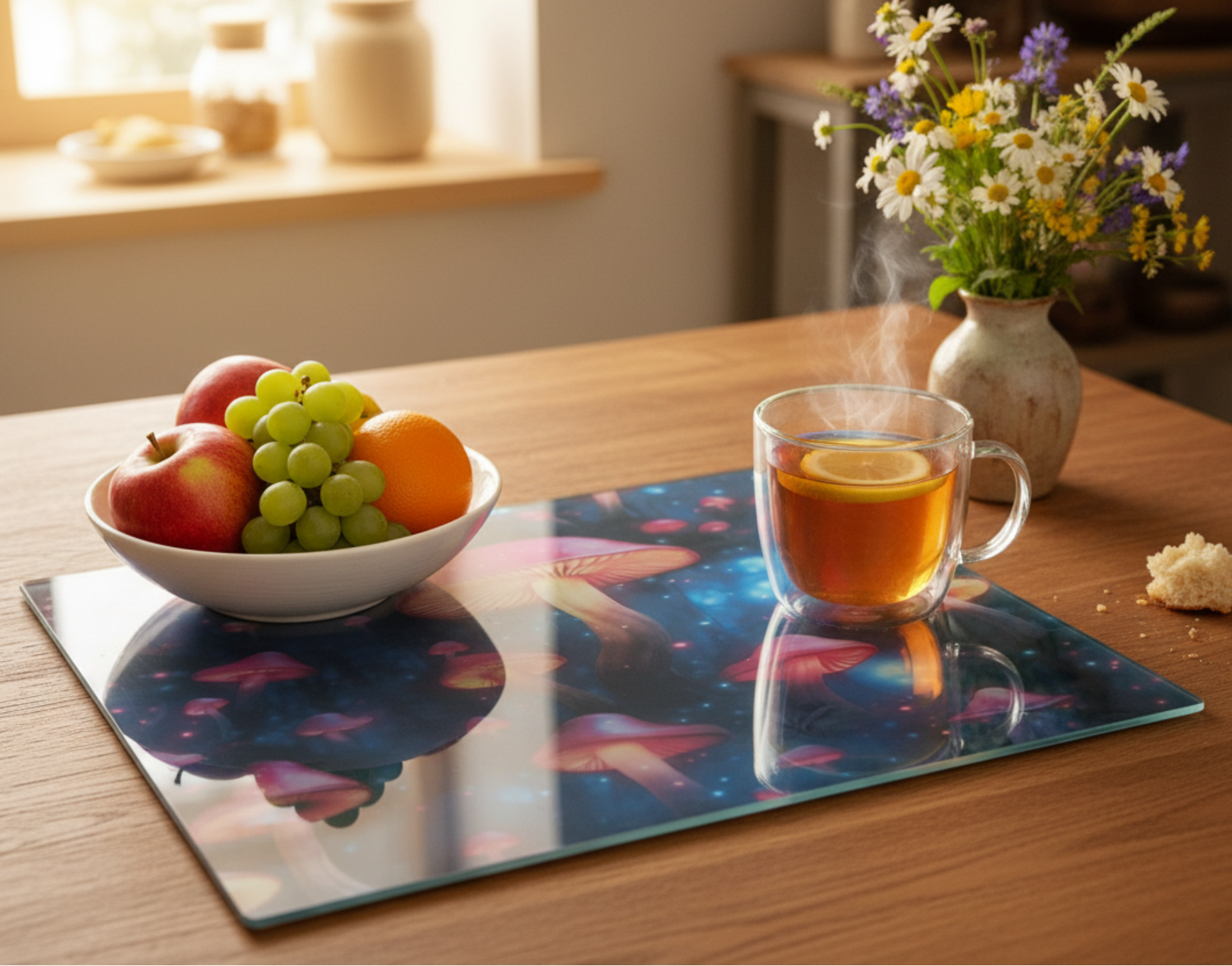 Fungi Mushroom Placemat lifestyle photo