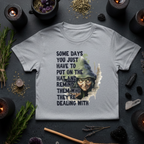 Funny Witch T-Shirt - Flat Lay