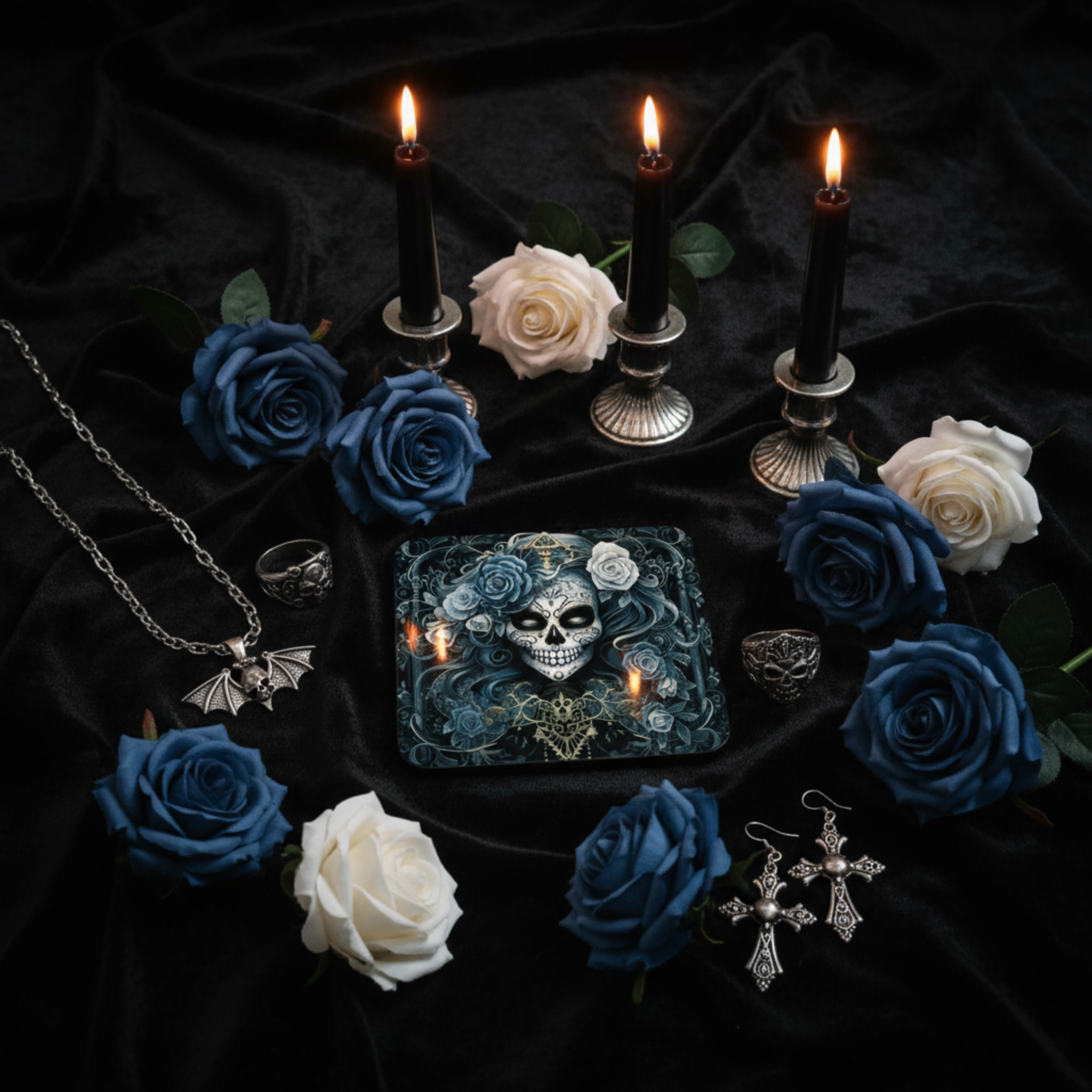 Gothic Day of the Dead Coaster Lifestyle 1